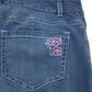 TO BE CHIC (トゥービーシック) デニムパンツ TO BE CHIC　デニムストレッチパンツ　44　XL　ライトブルー　W7R04-121-24 美品