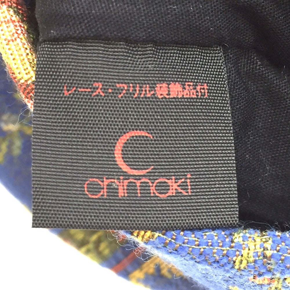ショルダーバッグ chimaki　ミニショルダーバッグ　ブルー 美品