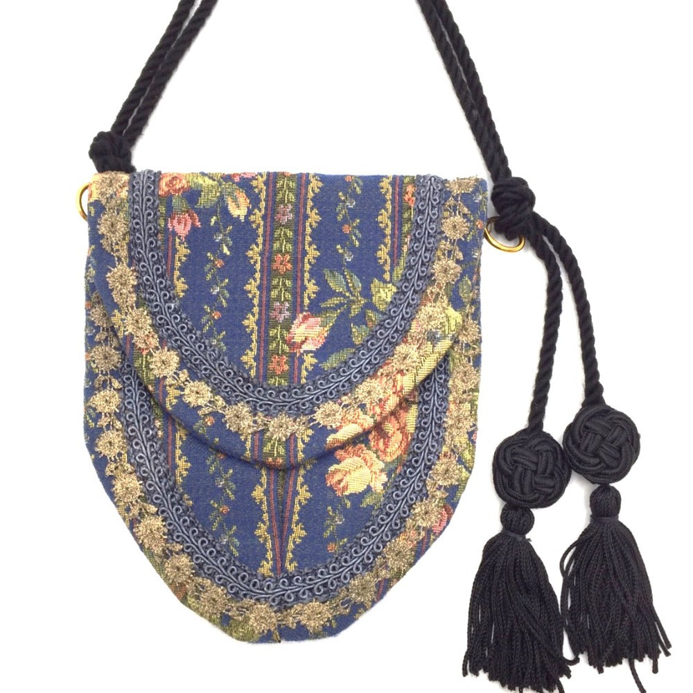 ショルダーバッグ chimaki　ミニショルダーバッグ　ブルー 美品