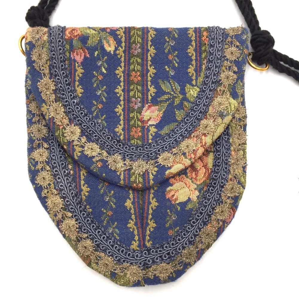 ショルダーバッグ chimaki　ミニショルダーバッグ　ブルー 美品