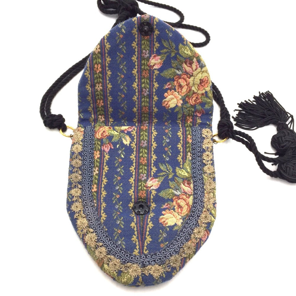 ショルダーバッグ chimaki　ミニショルダーバッグ　ブルー 美品