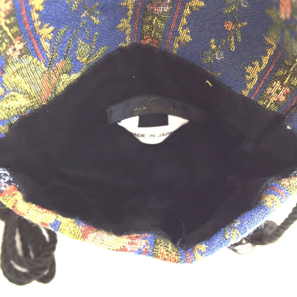 ショルダーバッグ chimaki　ミニショルダーバッグ　ブルー 美品