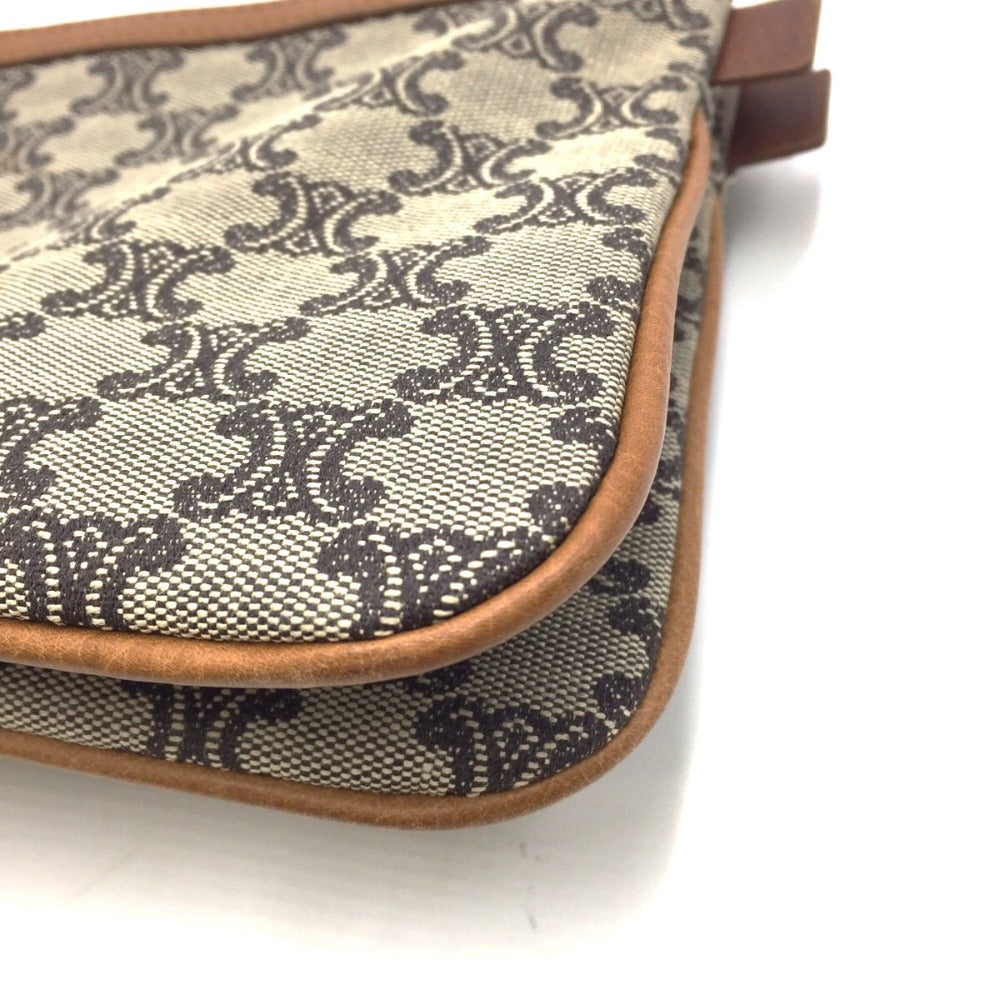 CELINE (セリーヌ) トリオンフ フラットポーチ　マカダム柄　ミニポーチ　S-ST-1019