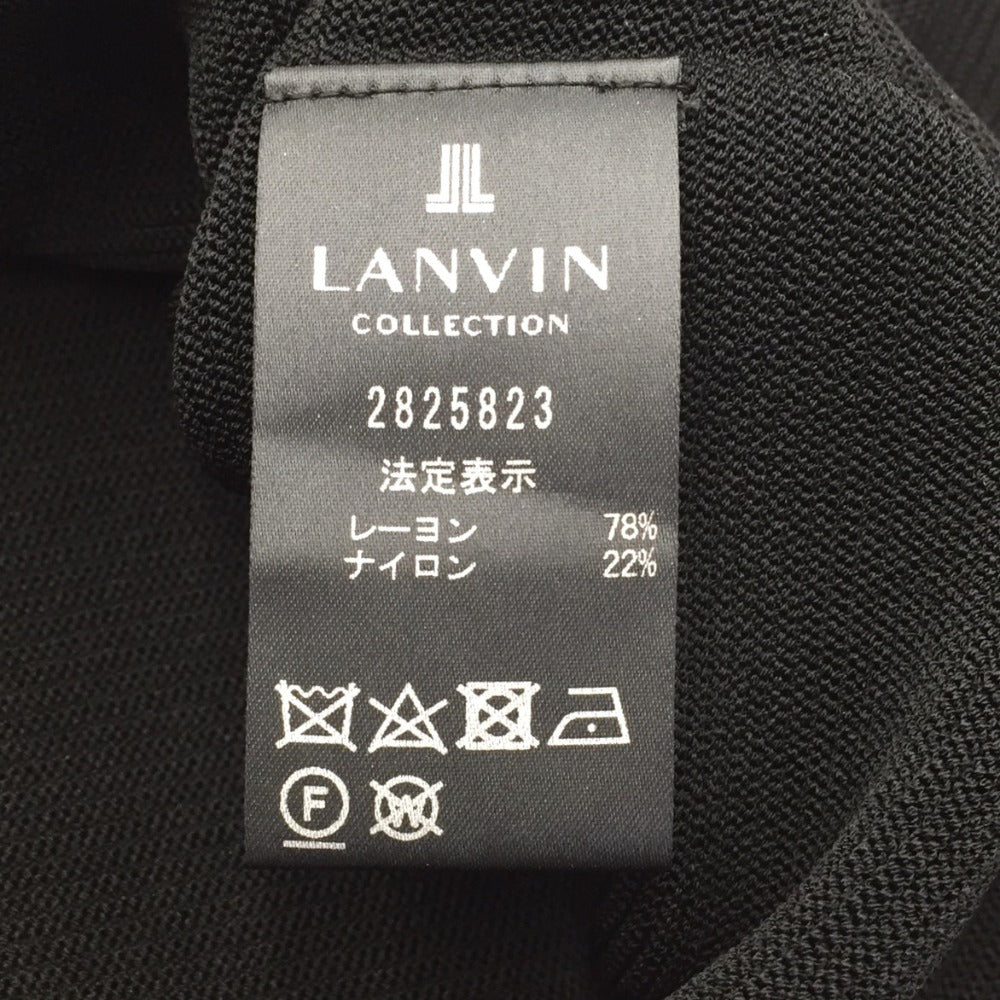 LANVIN COLLECTION (ランバン コレクション) カーディガン LANVIN COLLECTION　カーディガン　ボレロ　ブラック　38　M　2825823 美品