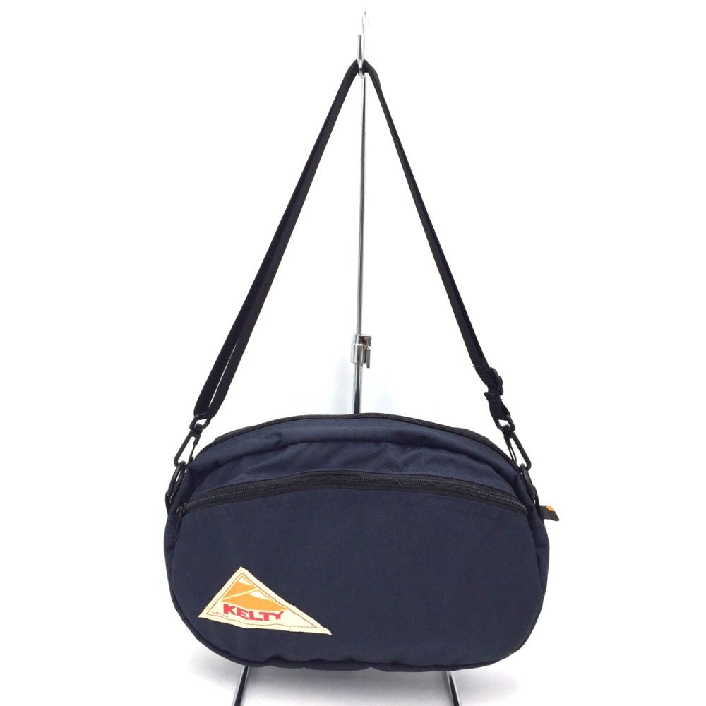 KELTY (ケルティ) ショルダーバッグ KELTY　ラウンドジップ ショルダーバッグ　M　ネイビー　 美品
