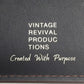 三つ折り財布 Vintage Revival Productions　縦づかい財布　ダークブラウン　三つ折り財布 美品