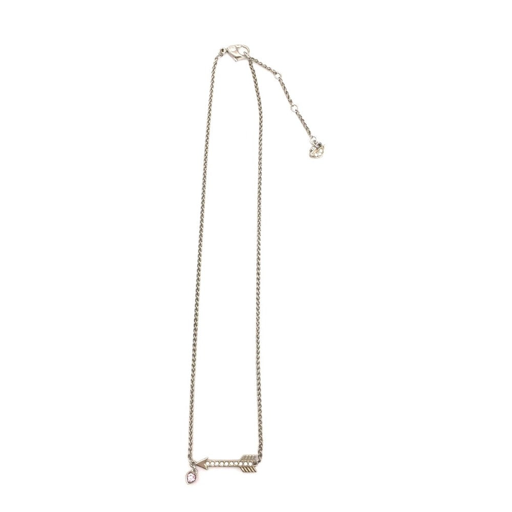 SWAROVSKI (スワロフスキー) ネックレス SWAROVSKI　アロー ハート ネックレス　5019063 美品