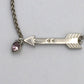 SWAROVSKI (スワロフスキー) ネックレス SWAROVSKI　アロー ハート ネックレス　5019063 美品