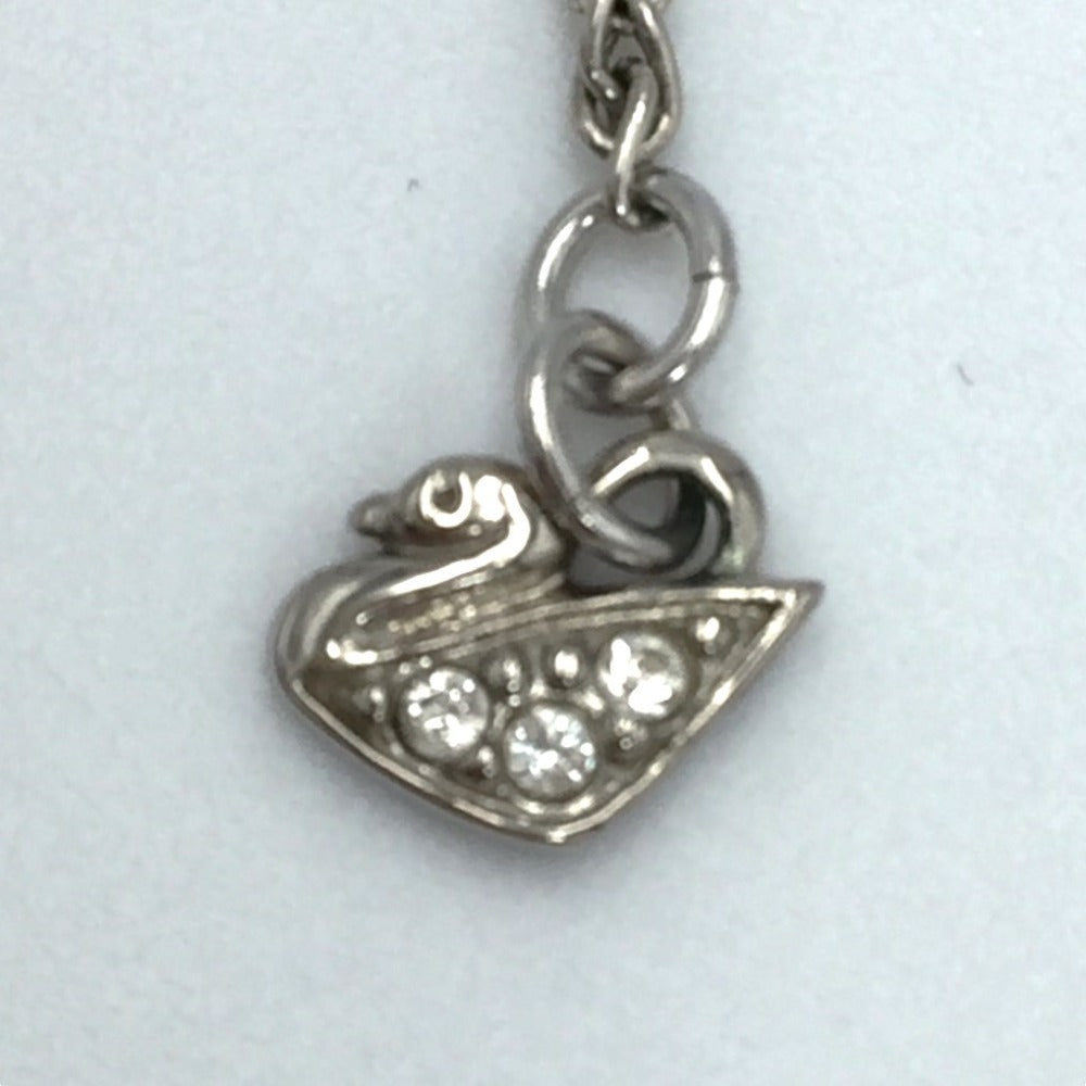 SWAROVSKI (スワロフスキー) ネックレス SWAROVSKI　アロー ハート ネックレス　5019063 美品