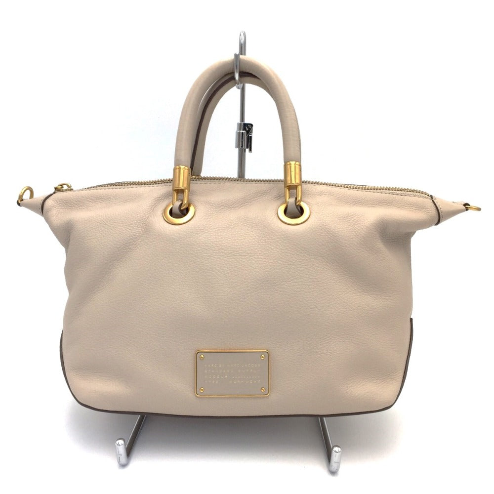 MARC BY MARC JACOBS (マークバイマークジェイコブス) ハンドバッグ MARC BY MARC JACOBS　ハンドバッグ　トートバッグ　ショルダーストラップなし　M0007537-116　ベージュ 美品