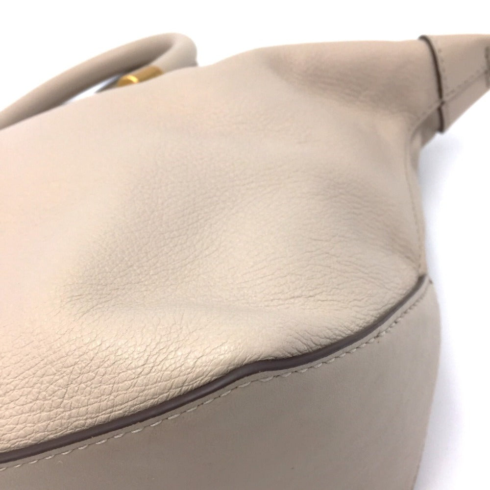 MARC BY MARC JACOBS (マークバイマークジェイコブス) ハンドバッグ MARC BY MARC JACOBS　ハンドバッグ　トートバッグ　ショルダーストラップなし　M0007537-116　ベージュ 美品