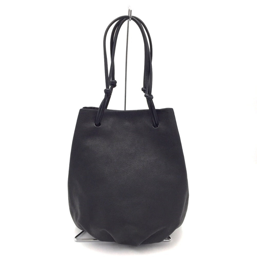 CLASKA DO Original　Sac de lacet　レザーハンドバッグ　ブラック　92110102-49-a