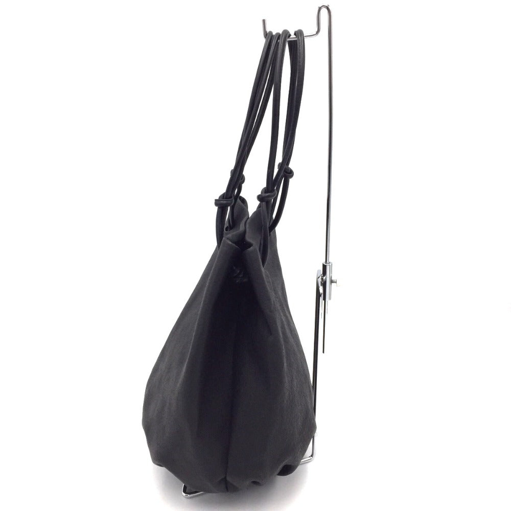 CLASKA DO Original　Sac de lacet　レザーハンドバッグ　ブラック　92110102-49-a