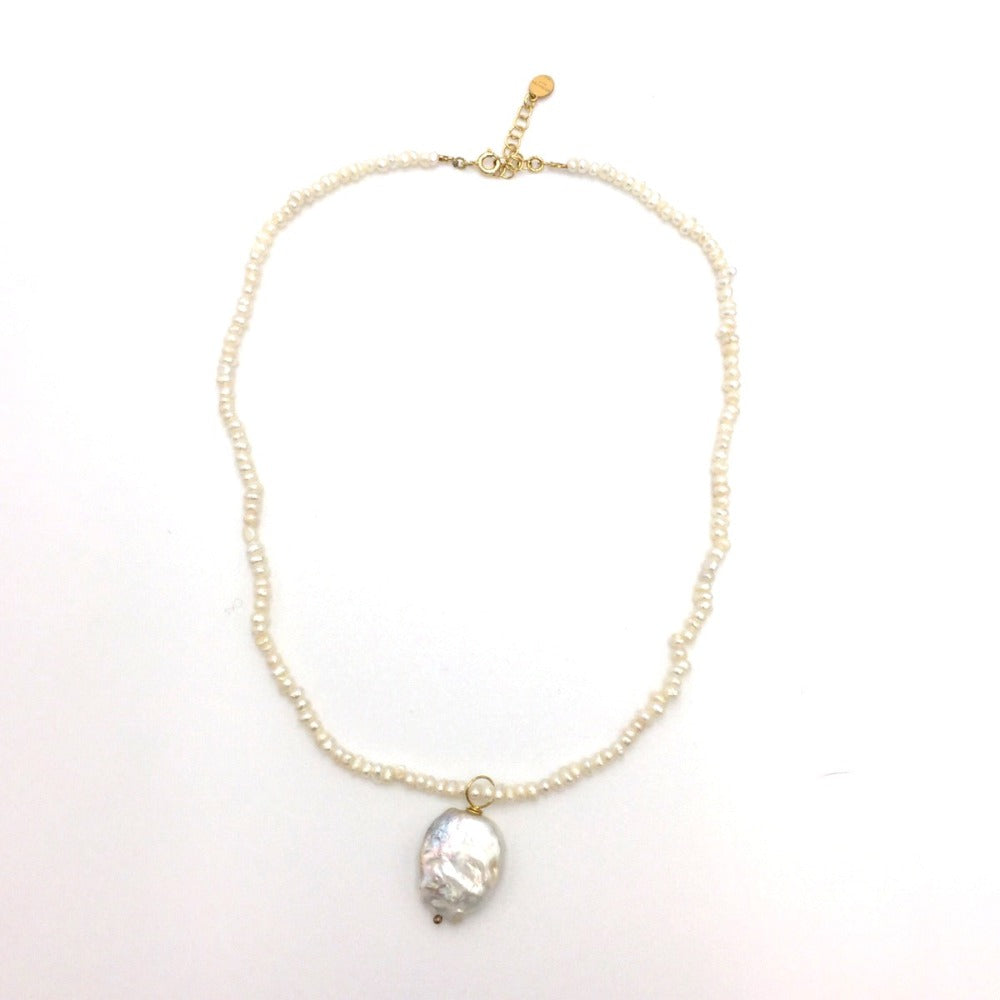 RIVE DROITE (リヴドロワ) ネックレス HERMINA ATHENS　ビンテージパールネックレス　淡水パール　RDZ1021211D0005 RDZ1021211D0005 美品