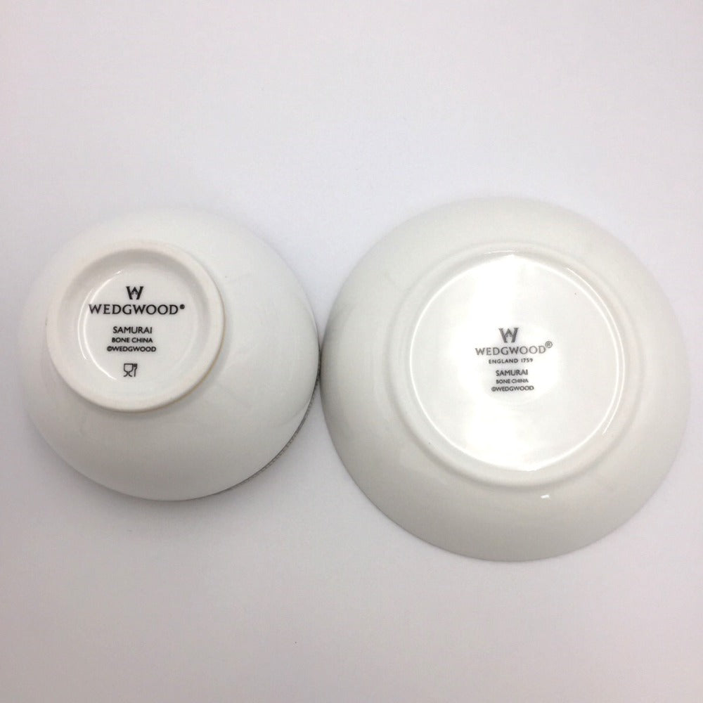 WEDGWOOD WEDGWOOD SAMURAI ジャパニーズティー カップ＆ソーサー 湯呑