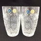 Bohemian glass (ボヘミアングラス) グラス JIHLAVSKE BOHEMIA SKLARNY　ボヘミア タンブラー　2コセット 未使用品