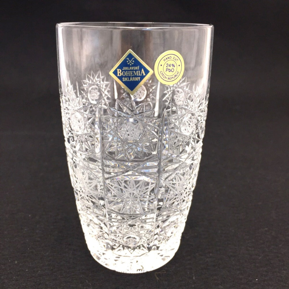 Bohemian glass (ボヘミアングラス) グラス JIHLAVSKE BOHEMIA SKLARNY　ボヘミア タンブラー　2コセット 未使用品