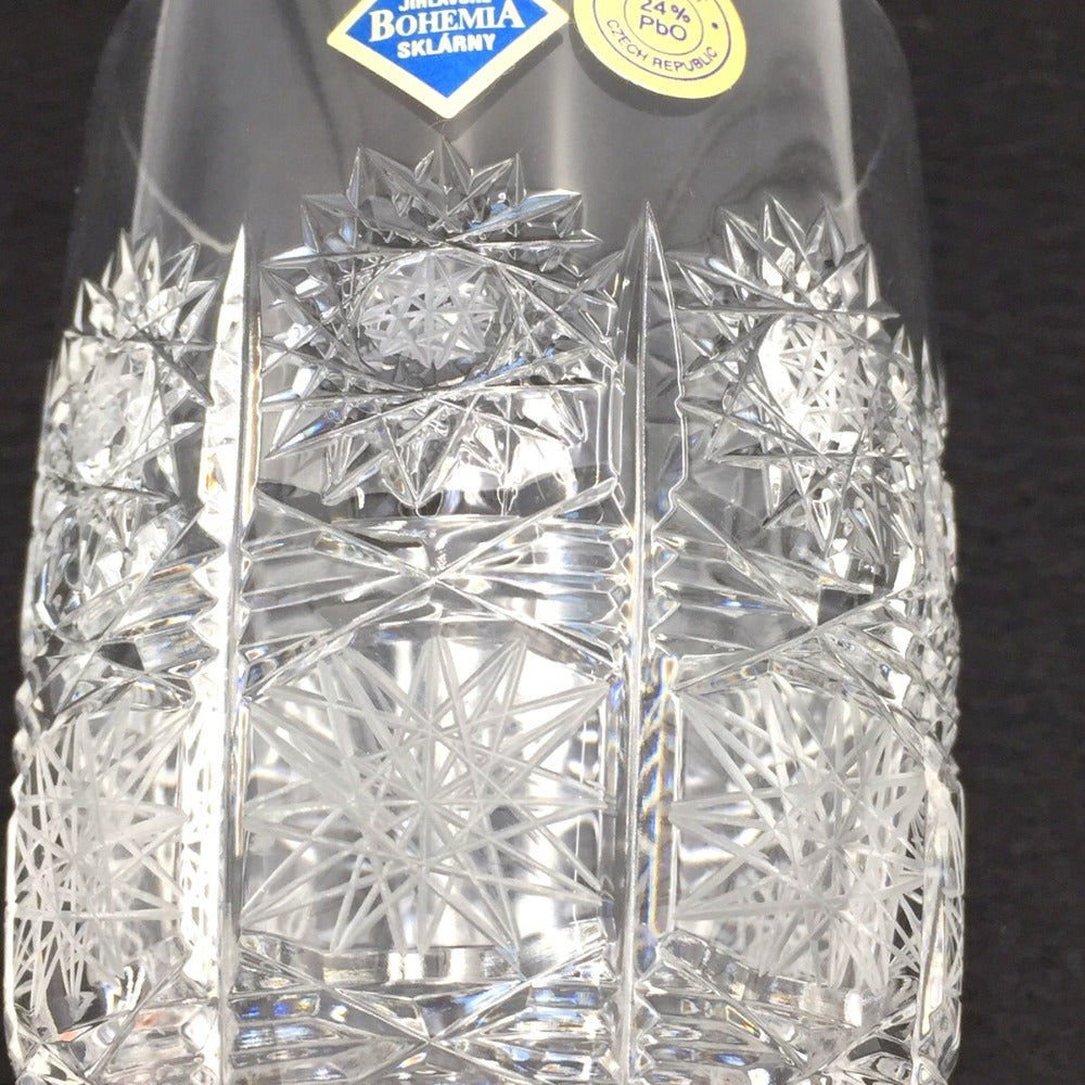 Bohemian glass (ボヘミアングラス) グラス JIHLAVSKE BOHEMIA SKLARNY　ボヘミア タンブラー　2コセット 未使用品