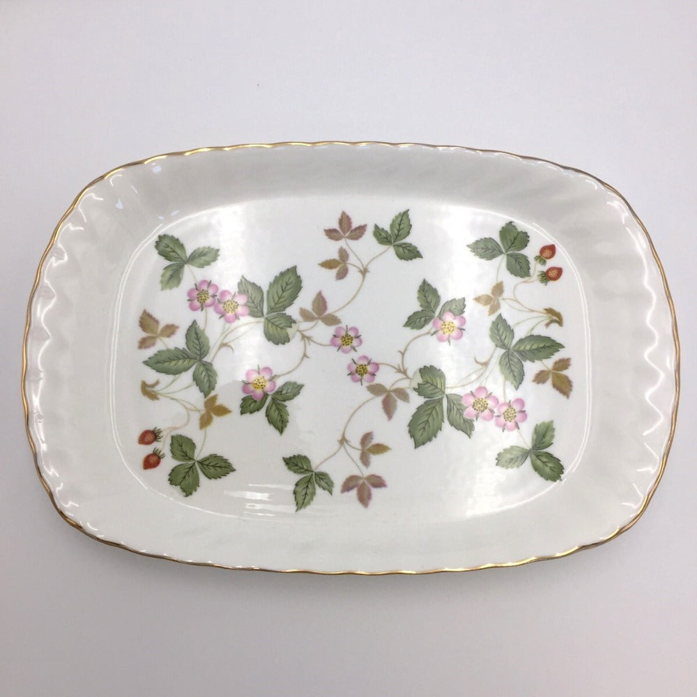 WEDGWOOD (ウエッジウッド) 食器 WEDGWOOD　ワイルドストロベリー　スパイラルトレイ　2枚セット 未使用品