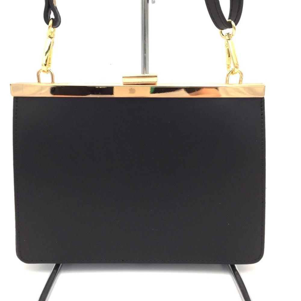 AULENTTI (オウレンティ) ショルダーバッグ AULENTTI FIRENZE　ショルダーバッグ　ブラック 美品