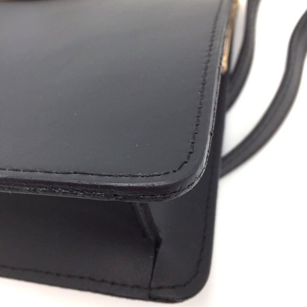 AULENTTI (オウレンティ) ショルダーバッグ AULENTTI FIRENZE　ショルダーバッグ　ブラック 美品