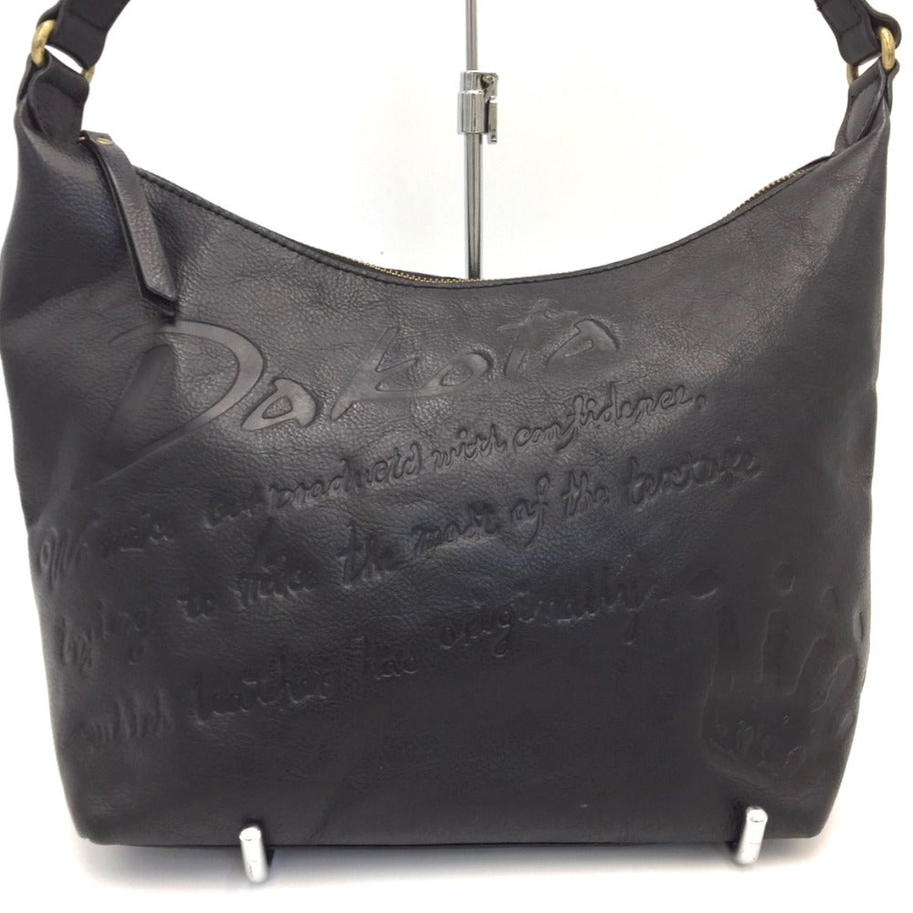 Dakota (ダコタ) ショルダーバッグ Dakota　プルト　レザーショルダーバッグ　ブラック