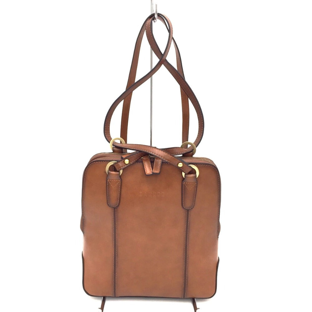 リュック BANUCE　バンニュス　本革2wayリュック　ブラウン　 美品