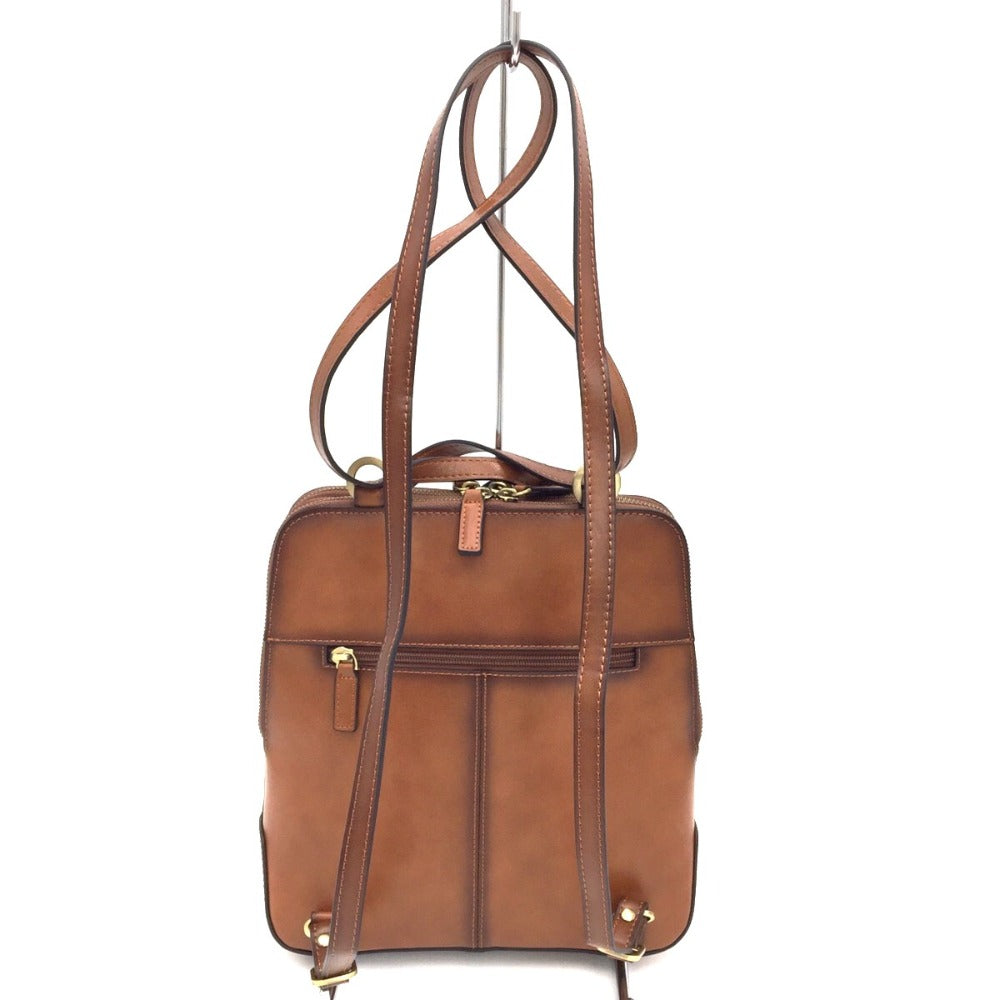 リュック BANUCE　バンニュス　本革2wayリュック　ブラウン　 美品