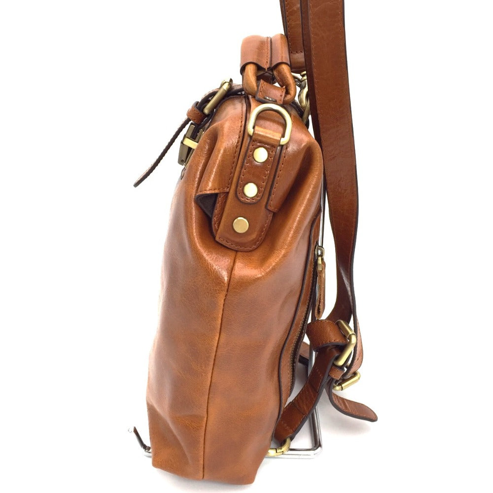 リュック 本革　ダレス　3wayリュック　キャメル7ブラウン　ドクターバッグリュック