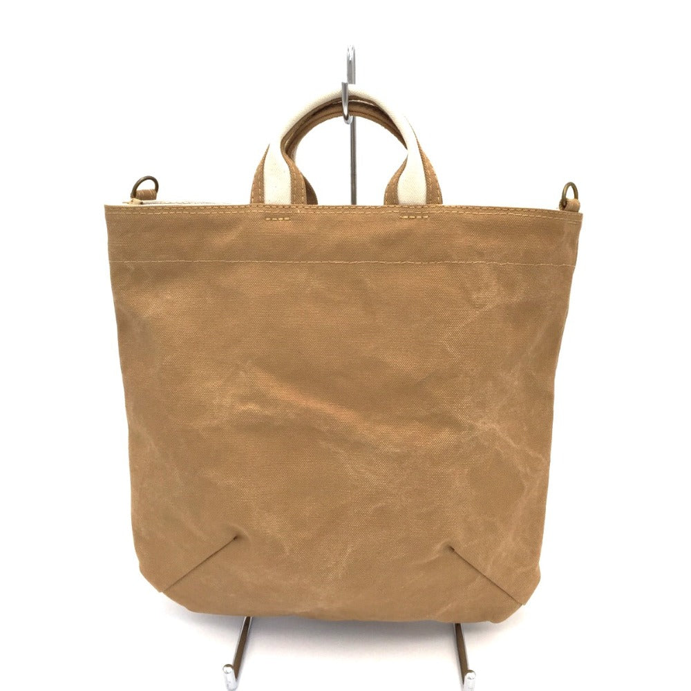 トートバッグ KO’DA STYLE　帆布トートバッグ　M　MIX-NA　キャメル 美品