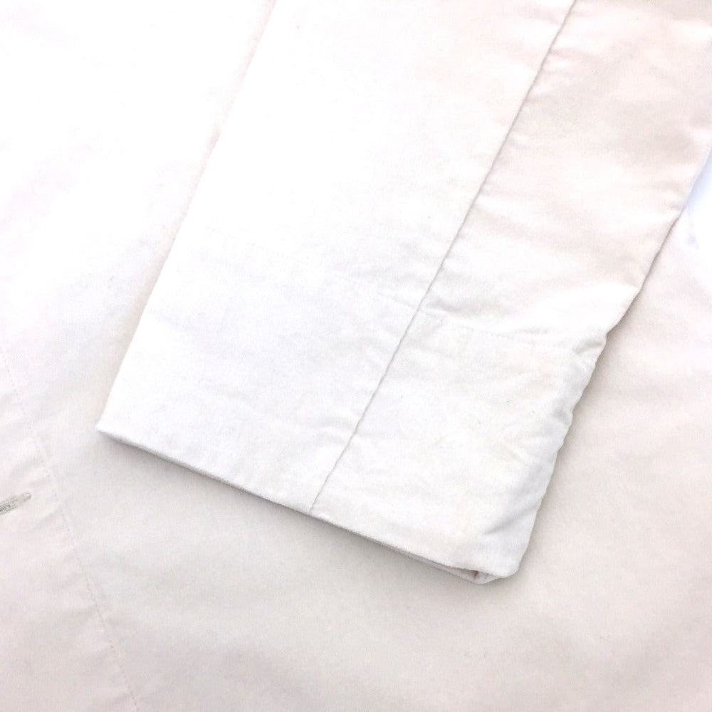 LE GLAZIK (ルグラジック) アウターその他 LE GLAZIK　コーデュロイ ノーカラージャケット　アイボリー　36　JL-3721 JL-3721 美品