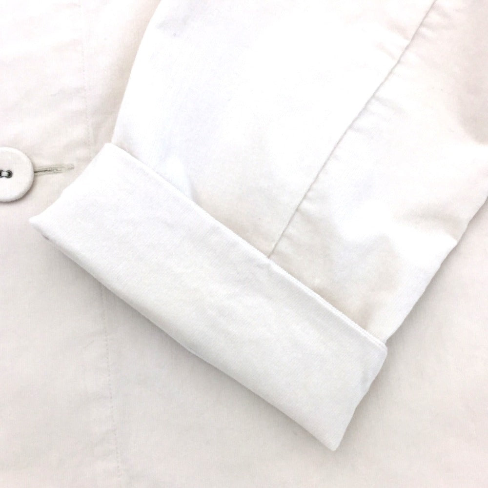 LE GLAZIK (ルグラジック) アウターその他 LE GLAZIK　コーデュロイ ノーカラージャケット　アイボリー　36　JL-3721 JL-3721 美品