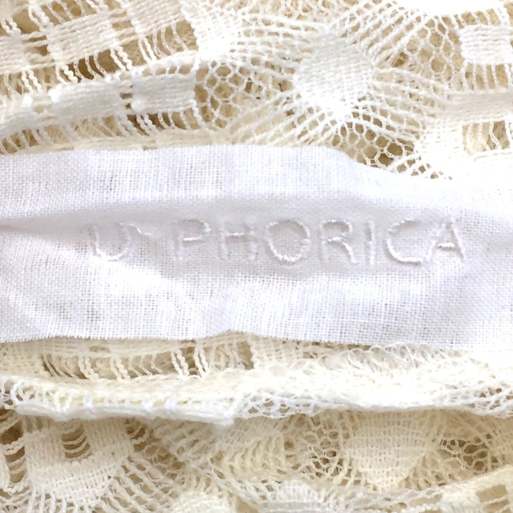 ワンピース U PHORICA　レースワンピース　1　アイボリー　(インナーキャミワンピ付き)　U27-00322-03 U27-00322-03 美品