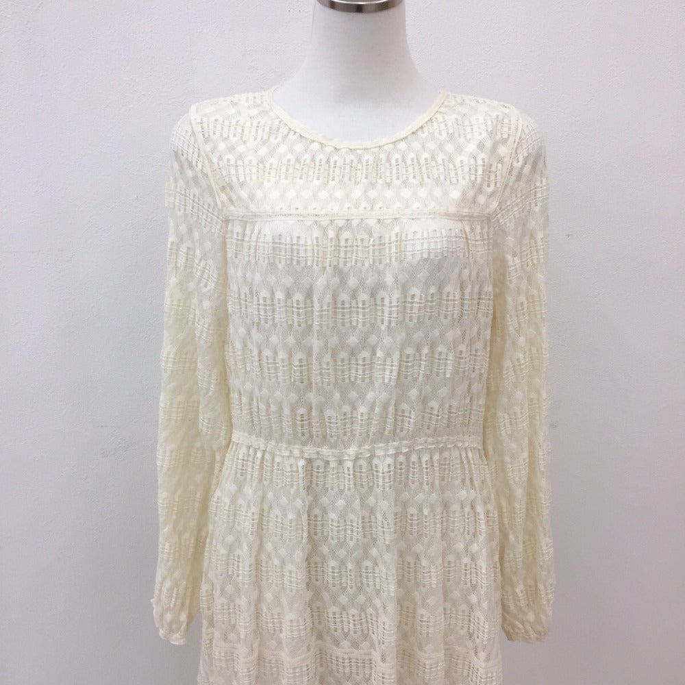 ワンピース U PHORICA　レースワンピース　1　アイボリー　(インナーキャミワンピ付き)　U27-00322-03 U27-00322-03 美品
