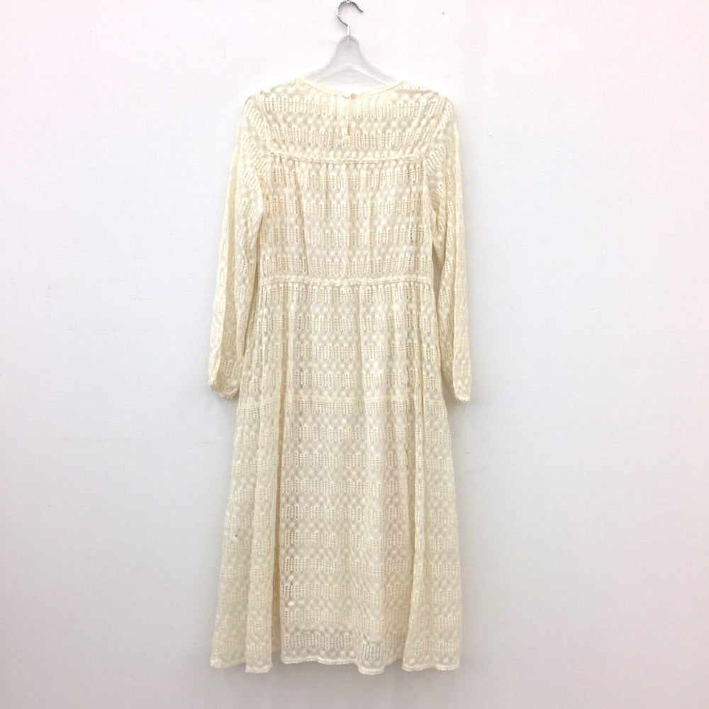 ワンピース U PHORICA　レースワンピース　1　アイボリー　(インナーキャミワンピ付き)　U27-00322-03 U27-00322-03 美品