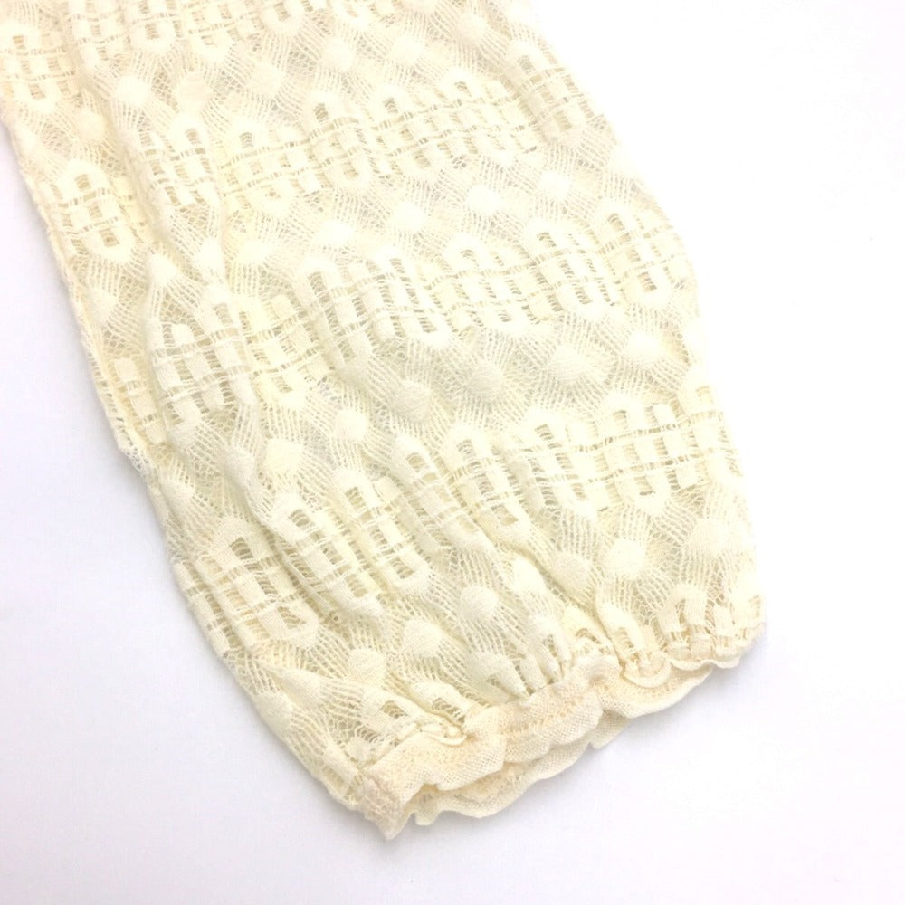ワンピース U PHORICA　レースワンピース　1　アイボリー　(インナーキャミワンピ付き)　U27-00322-03 U27-00322-03 美品