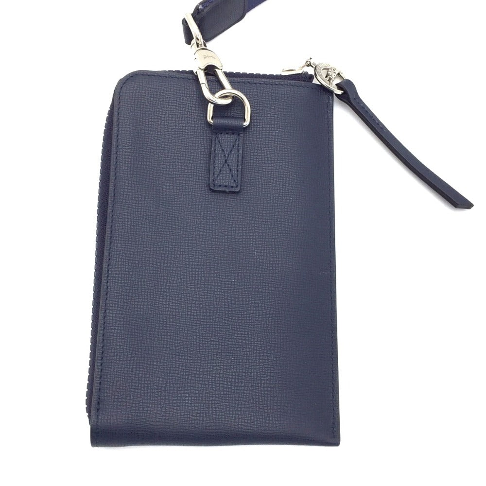Longchamp (ロンシャン) その他小物 LONGCHAMP スマートフォンケース　ル プリアージュ　ネイビー　34098HPH006 美品