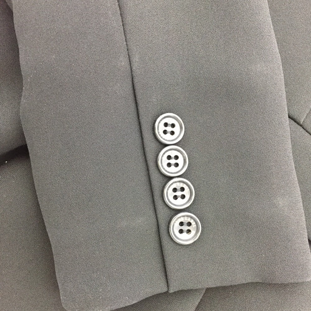 BLUE LABEL CRESTBRIDGE (ブルーレーベルクレストブリッジ) テーラードジャケット BLUE LABEL CRESTBRIDGE　ペプラムジャケット　ブラック　38　55F07-112-09 未使用品