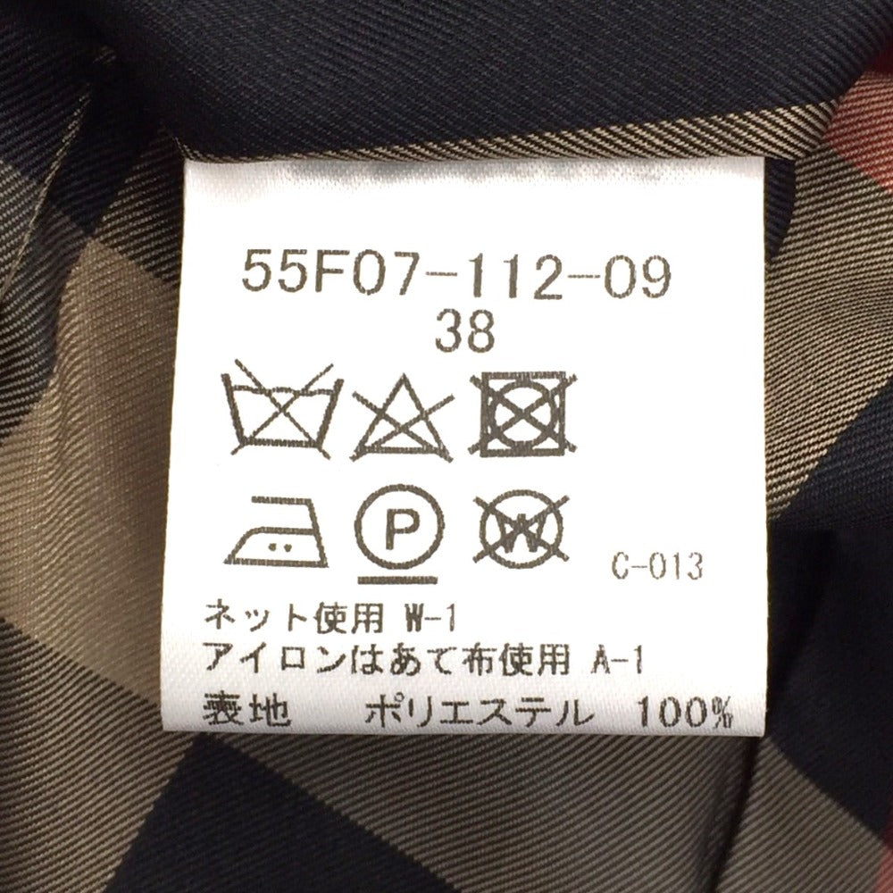 BLUE LABEL CRESTBRIDGE (ブルーレーベルクレストブリッジ) テーラードジャケット BLUE LABEL CRESTBRIDGE　ペプラムジャケット　ブラック　38　55F07-112-09 未使用品