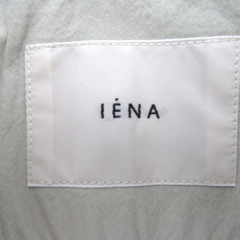 IENA (イエナ) テーラードジャケット IENA FABRIC コットンナイロン イージージャケット　38　ライトグレー　22-010-900-5350-1-0