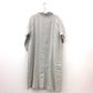 fog linen work (フォグリネンワーク) ステンカラーコート fog linen work　リネンロングコート　ライトグレー　C85516 美品