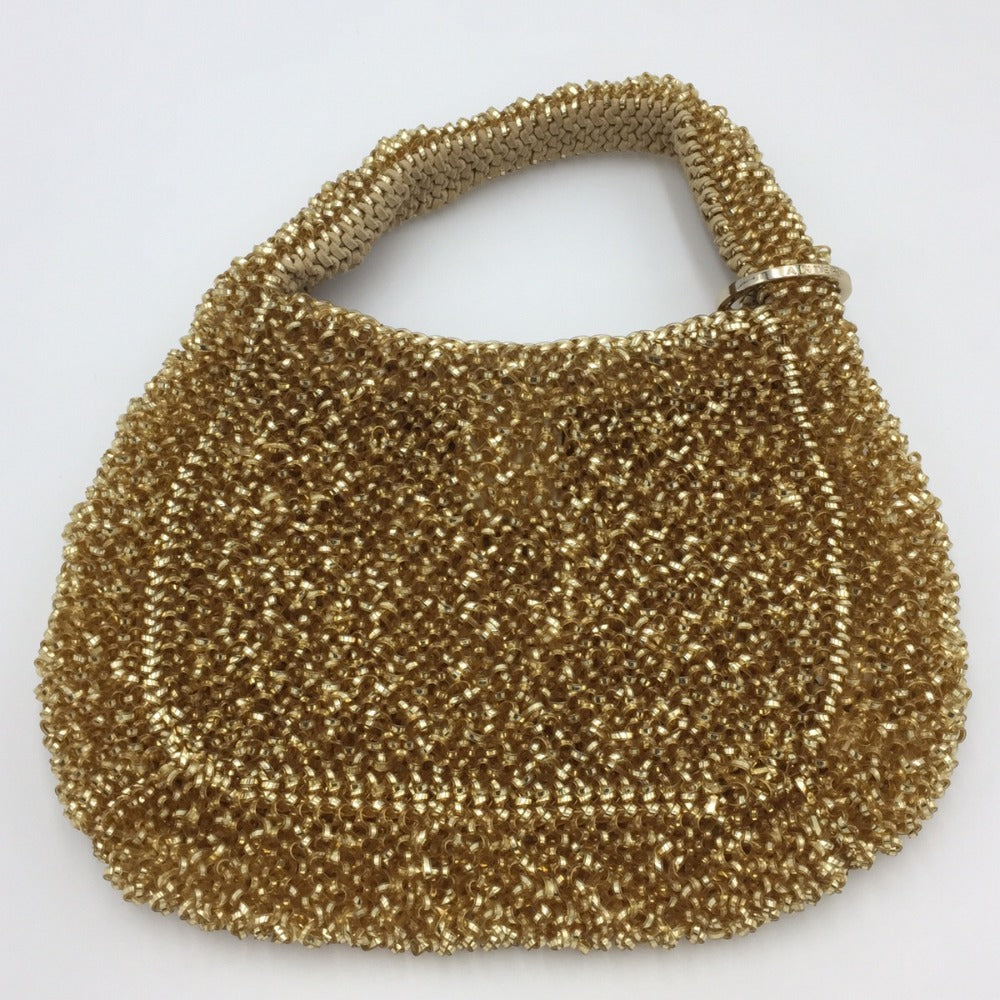 ANTEPRIMA (アンテプリマ) ハンドバッグ ANTEPRIMA　ワイヤーバッグ　ハンドバッグ　ゴールド 美品