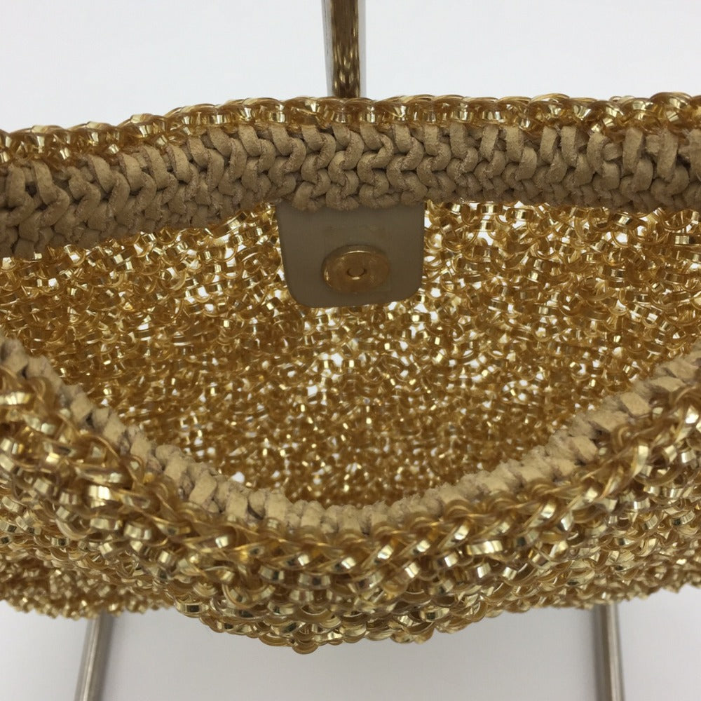 ANTEPRIMA (アンテプリマ) ハンドバッグ ANTEPRIMA　ワイヤーバッグ　ハンドバッグ　ゴールド 美品