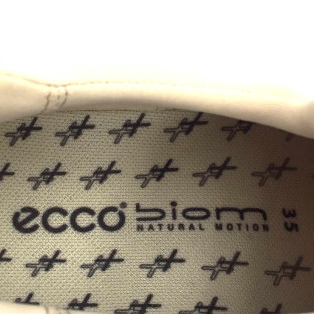 ECCO エコー BIOM 2.2W スニーカー アイボリー 22.0cm 3E 830823-59113
