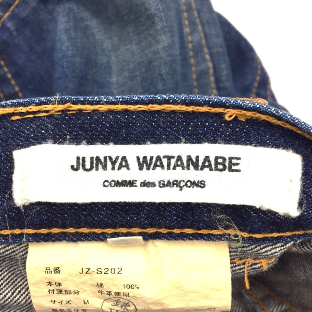JUNYA WATANABE COMME des GARCONS (ジュンヤワタナベコムデギャルソン) スカート JUNYA WATANABE　再構築デニムスカート　M  変形デニムスカート　JZ-S202 美品