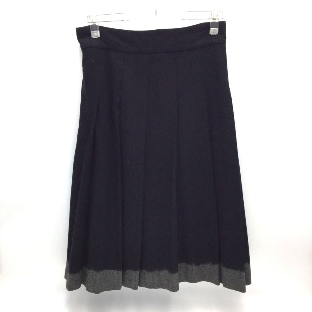 COMME des GARCONS (コムデギャルソン) スカート COMME des GARCONS　プリーツウールスカート　ブラック 　XS　RB-S010 美品
