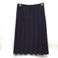 COMME des GARCONS (コムデギャルソン) スカート COMME des GARCONS　プリーツウールスカート　ネイビー　M　GC-S050 美品