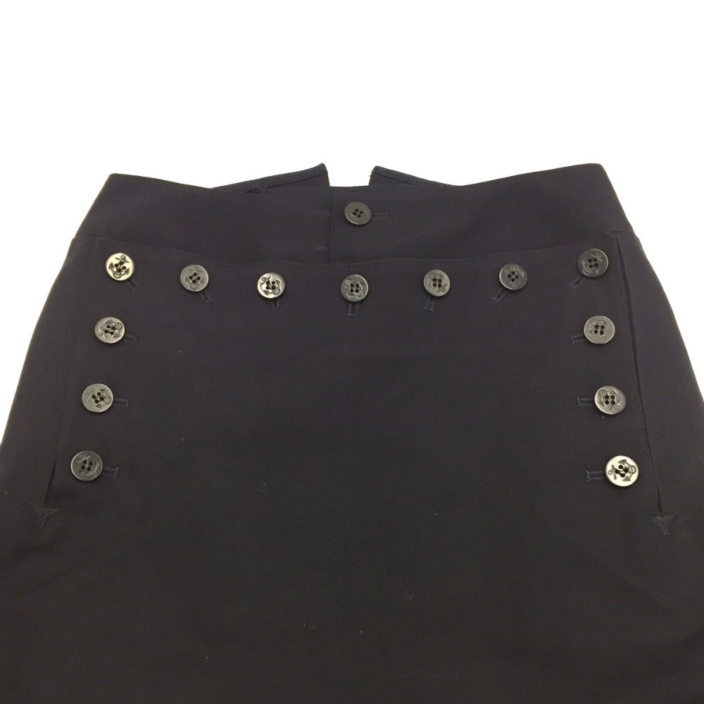 JUNYA WATANABE COMME des GARCONS (ジュンヤワタナベコムデギャルソン) スカート JUNYA WATANABE　前ボタン マリンスカート　ネイビー　JG-S002 美品