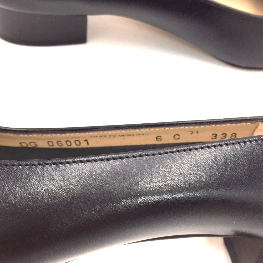 Salvatore Ferragamo (サルヴァトーレフェラガモ) パンプス Salvatore Feragamo　VARA リボンパンプス　ブラック　6　23.0cm　338 長さ24cm 未使用品