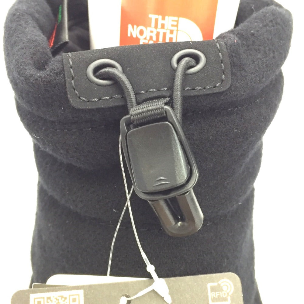 THE NORTH FACE (ザ・ノースフェイス) ブーツ THE NORTH FACE ヌプシ ブーティ WP ロゴ ショート　ブラック　25.0cm　ウール NFW52280 長さ29.5cm 未使用品